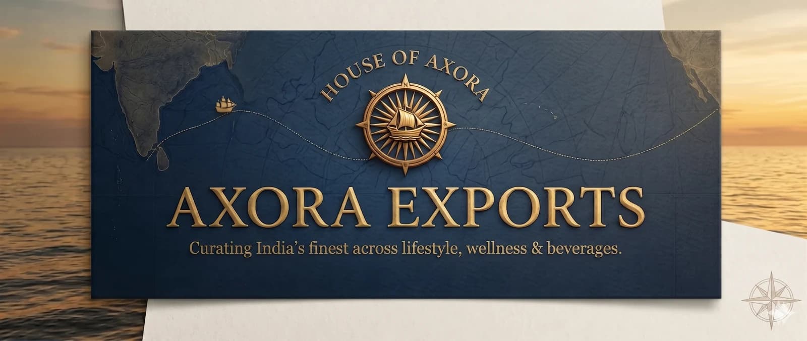 Axora Exports — House of Axora. Curating India's finest across lifestyle, wellness & beverages.